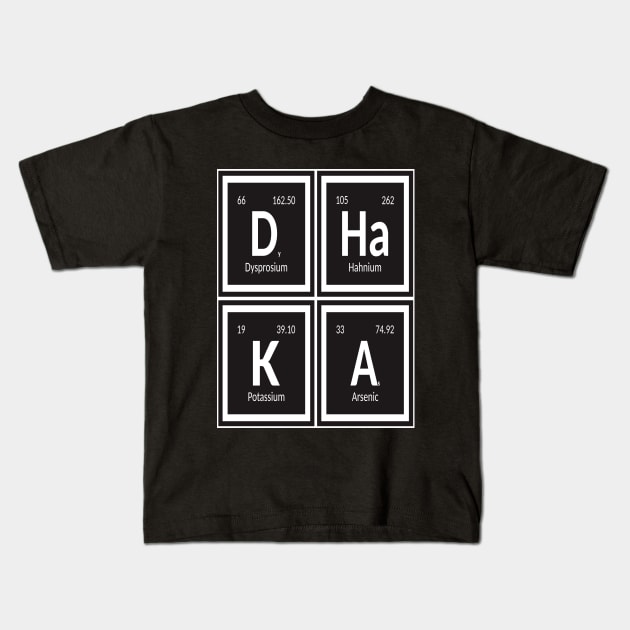 Dhaka City of Elements Kids T-Shirt by Maozva-DSGN